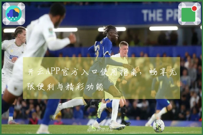 开云APP官方入口使用指南，畅享无限便利与精彩功能